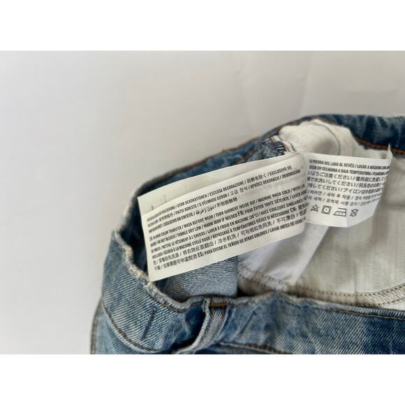 Abercrombie & Fitch High Rise Cutoff Blue Denim Shorts Womens Size 30 - Picture 13 of 13